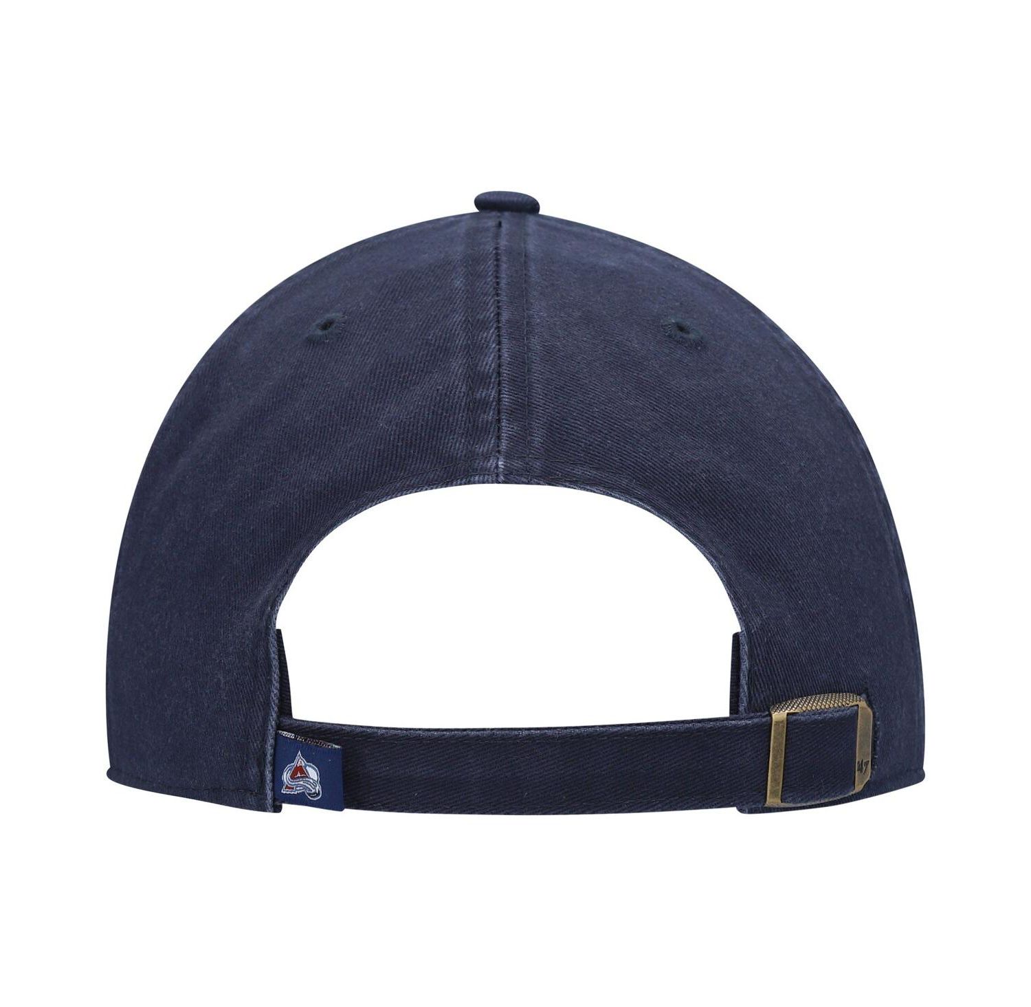 Men's Navy Colorado Avalanche Team Clean Up Adjustable Hat