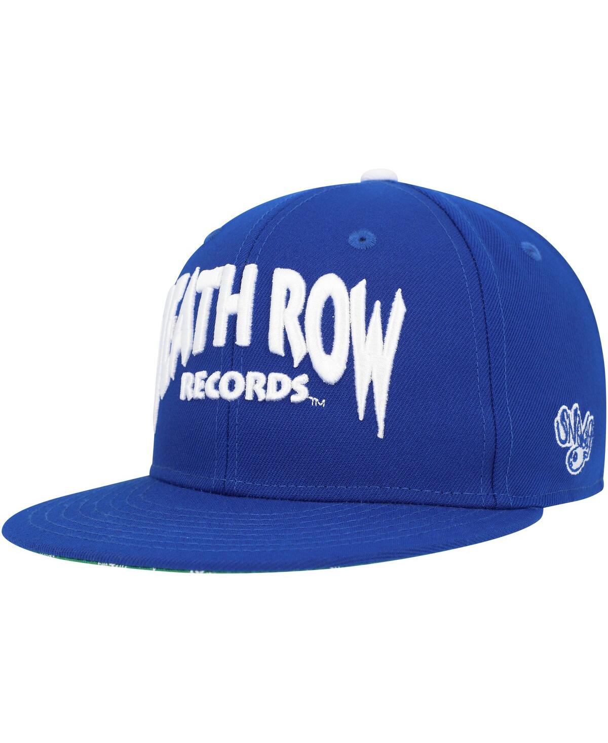 Men's Royal Death Row Records Paisley Fitted Hat - Royal