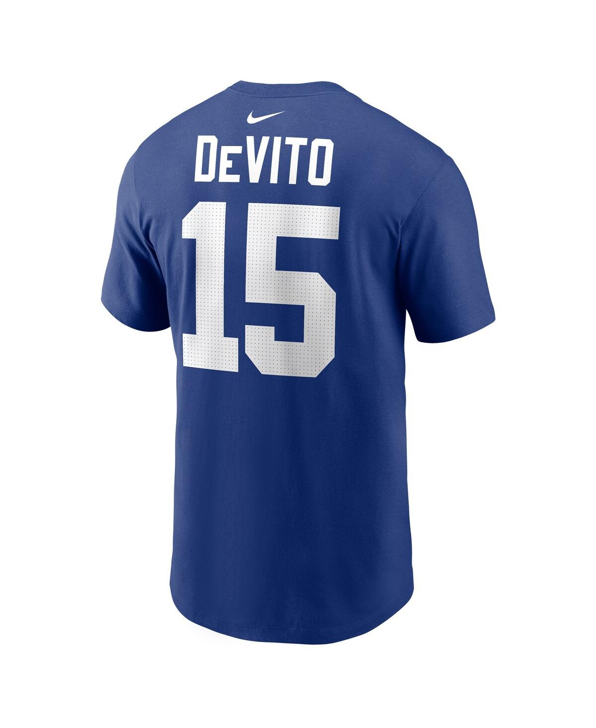 Nike Big Boys  Tommy Devito Royal New York Giants Player Name And Number T-shirt In Royal