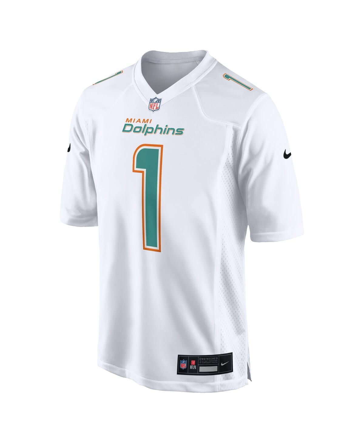 Men's Nike Tua TagovailoaMiami Dolphins Fashion Game Jersey - White