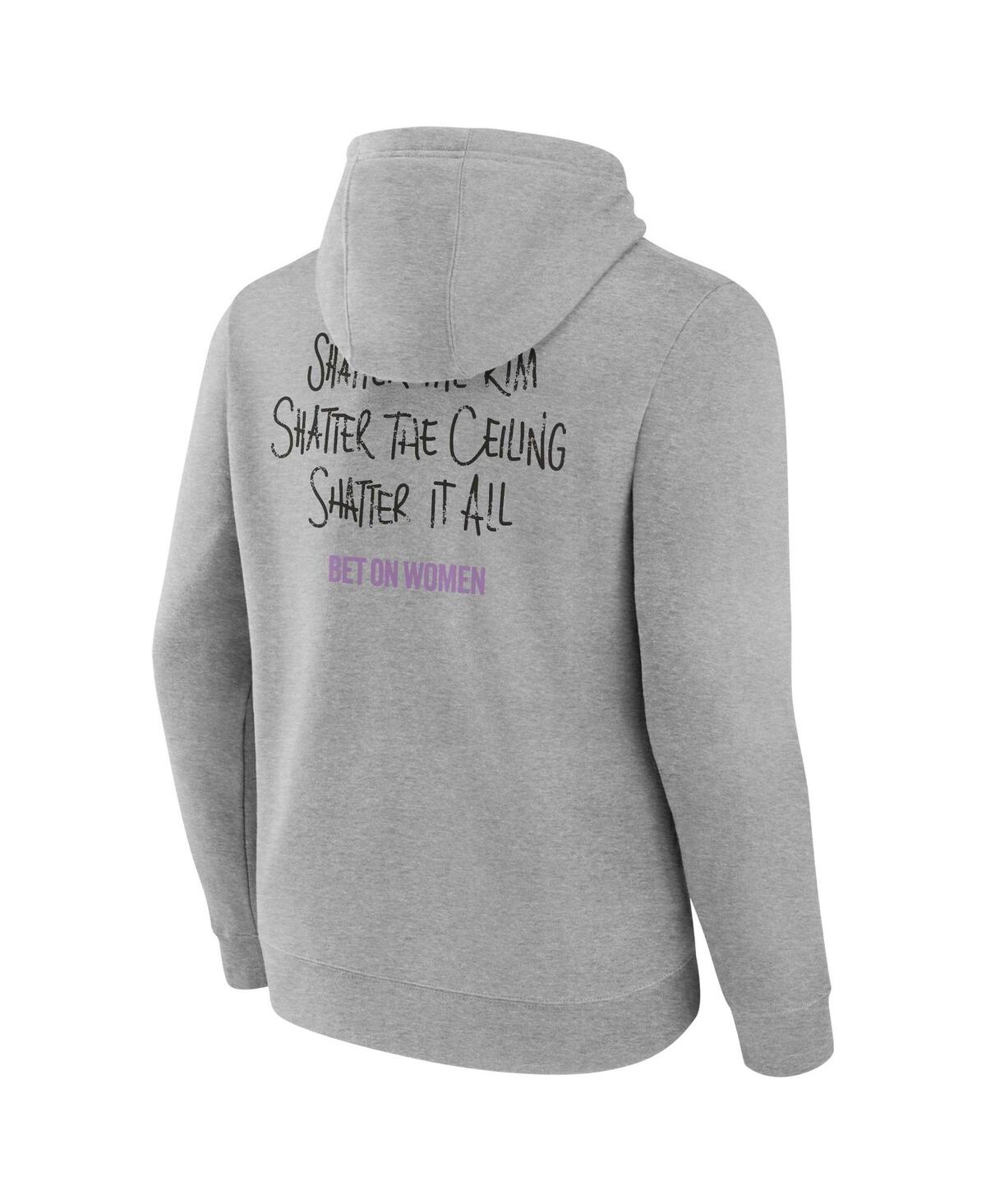 Men's and Women's FanaticsWnbapa Documentary Pullover Hoodie - Heather Gray