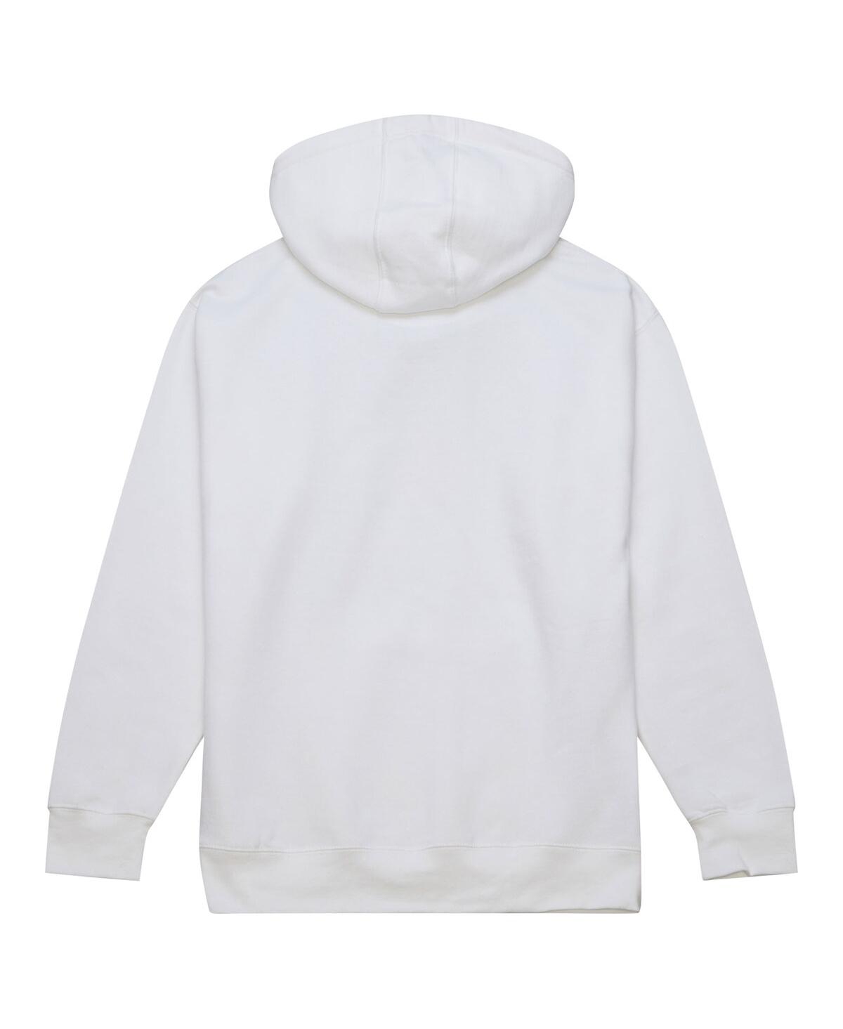 Mitchell & Ness Men's  X Tats Cru White Philadelphia 76ers Hardwood Classics Brick Pullover Hoodie In White