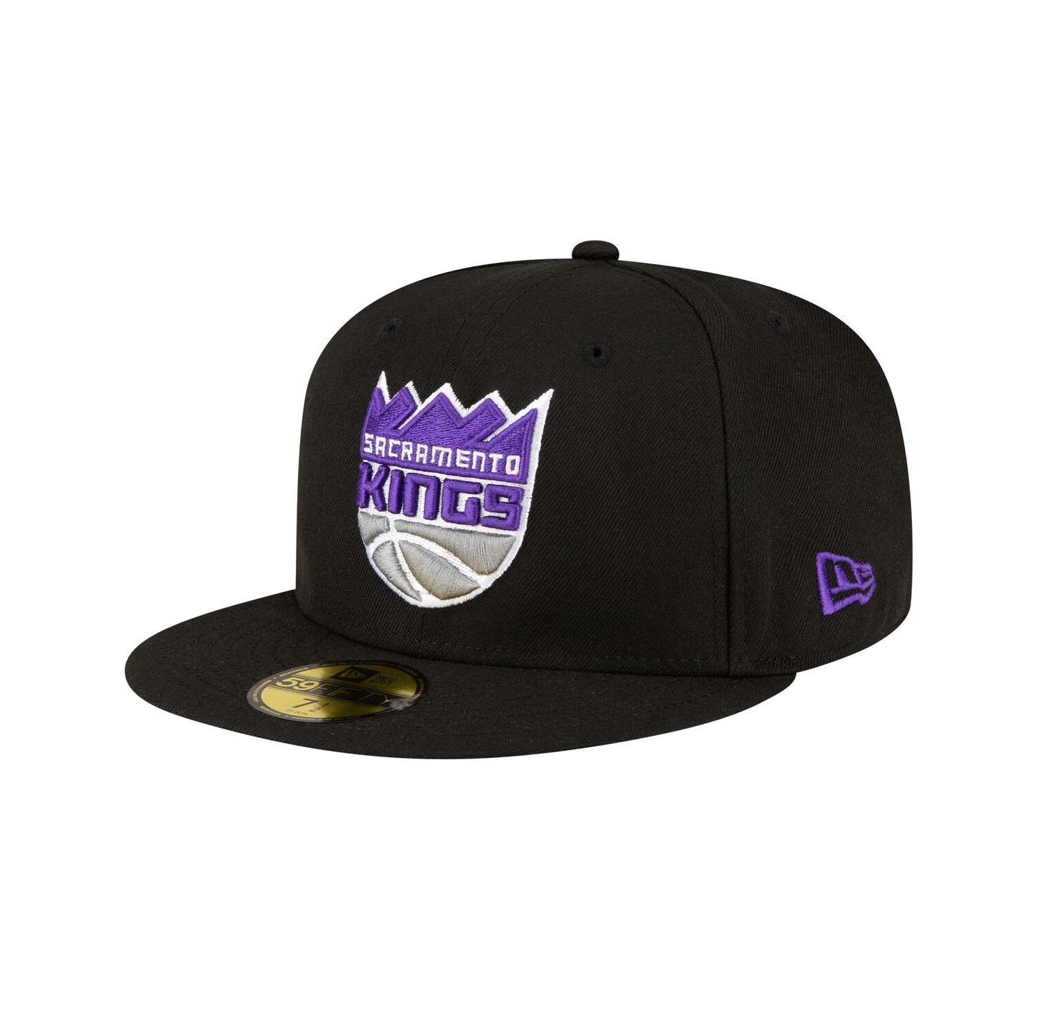 Men's Black Sacramento Kings 59FIFTY Fitted Hat
