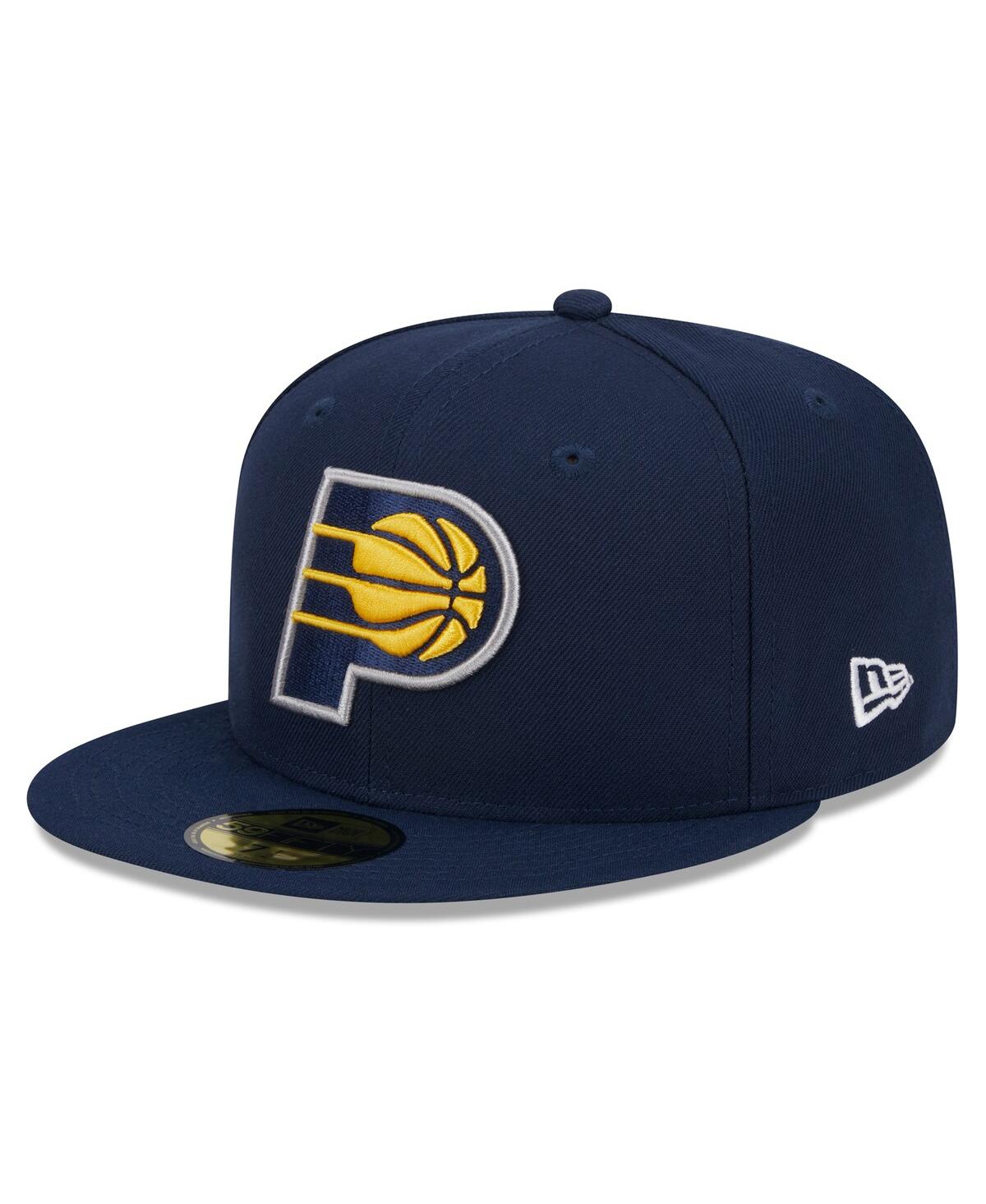 Men's New EraIndiana Pacers 2024 Nba All-Star Game Rally Drive Side Patch 59FIFTY Fitted Hat - Navy