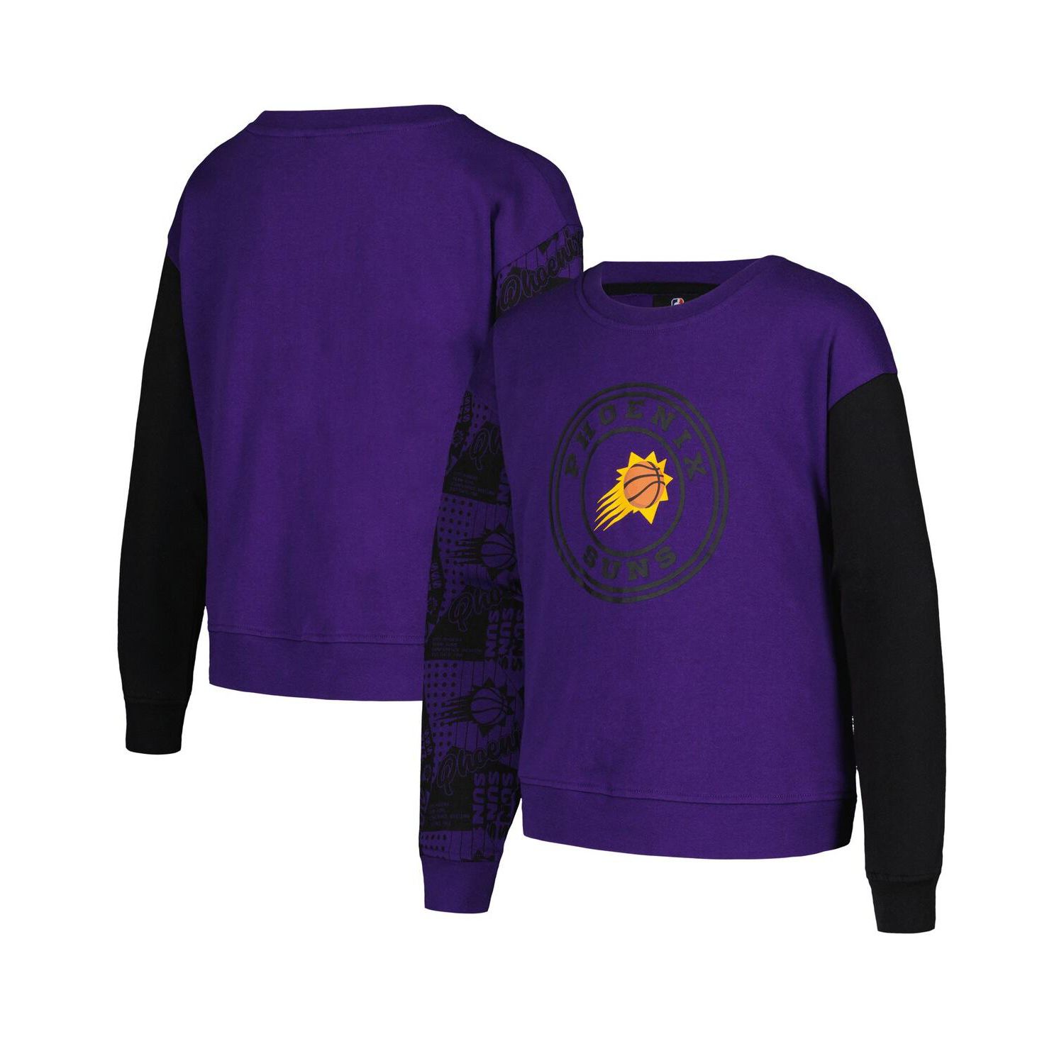 Girls Youth Purple Phoenix Suns Trifecta Pullover Sweatshirt