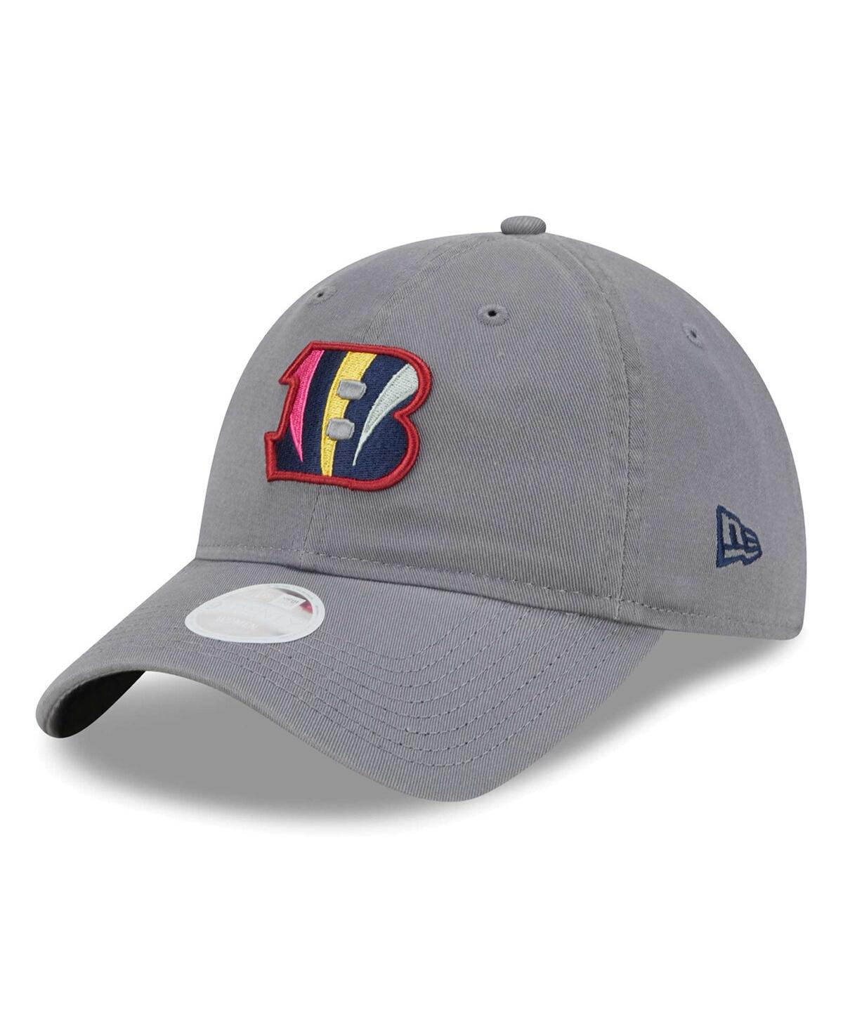 Shop New Era Women's  Gray Cincinnati Bengals Color Pack Multi 9twenty Adjustable Hat