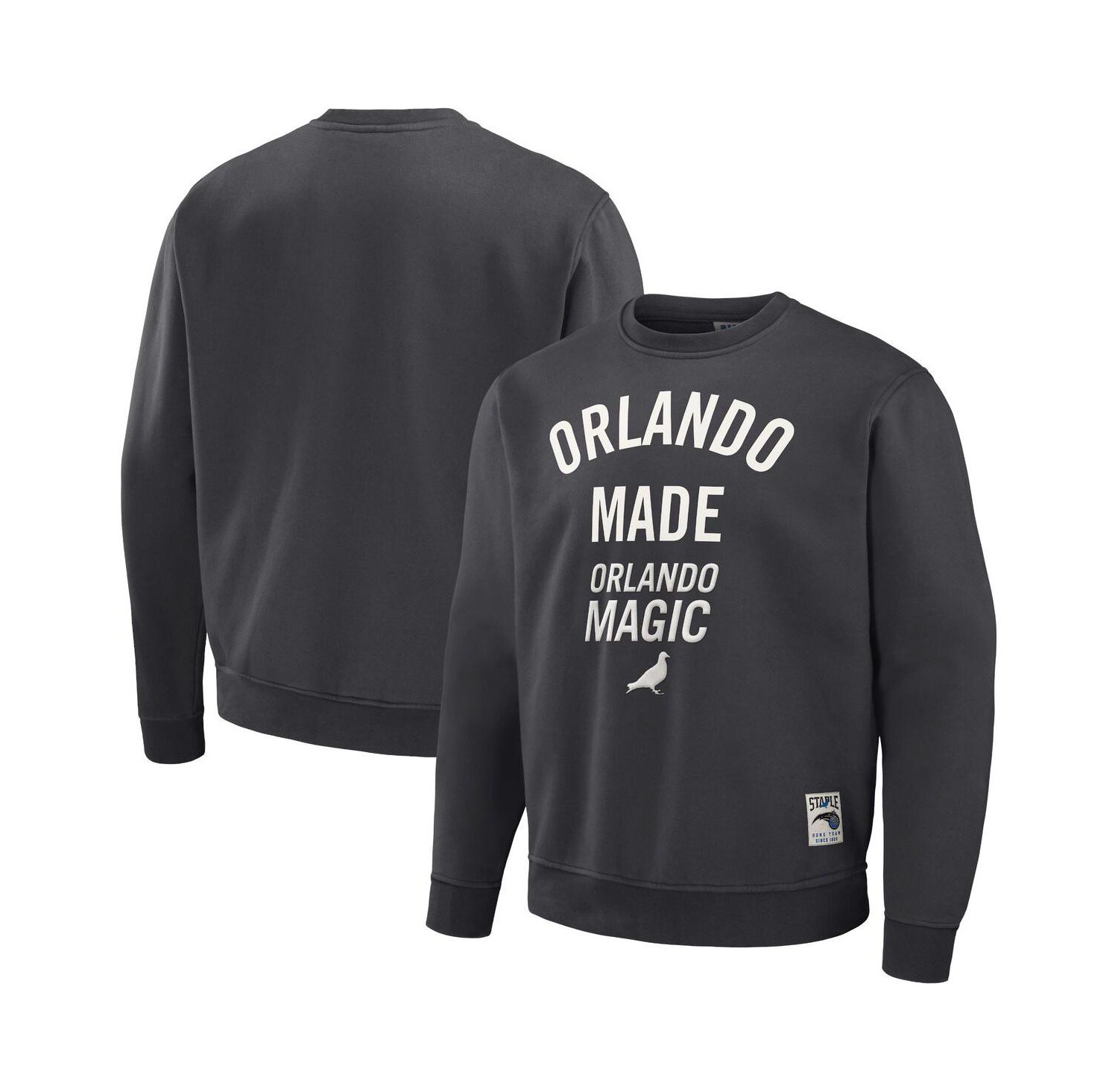 Men's NBA x Anthracite Orlando Magic Plush Pullover Sweatshirt