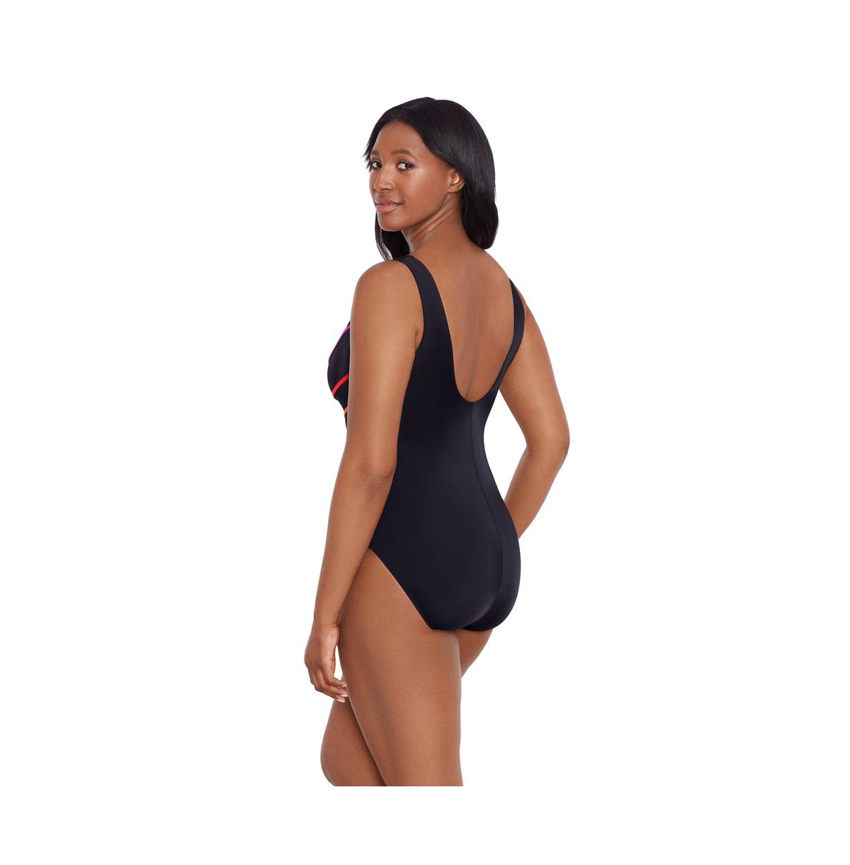 Longitude Block It Up 8 Overlay Fank Tank One Piece - Block it up 8 overlay multi