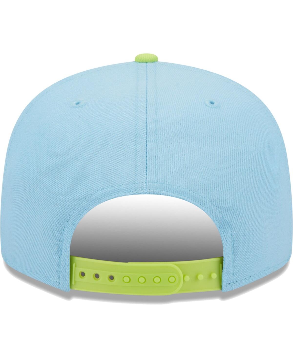 Men's New Era Neon Green Las Vegas Raiders Two-Tone Color Pack 9FIFTY Snapback Hat - Neon Green