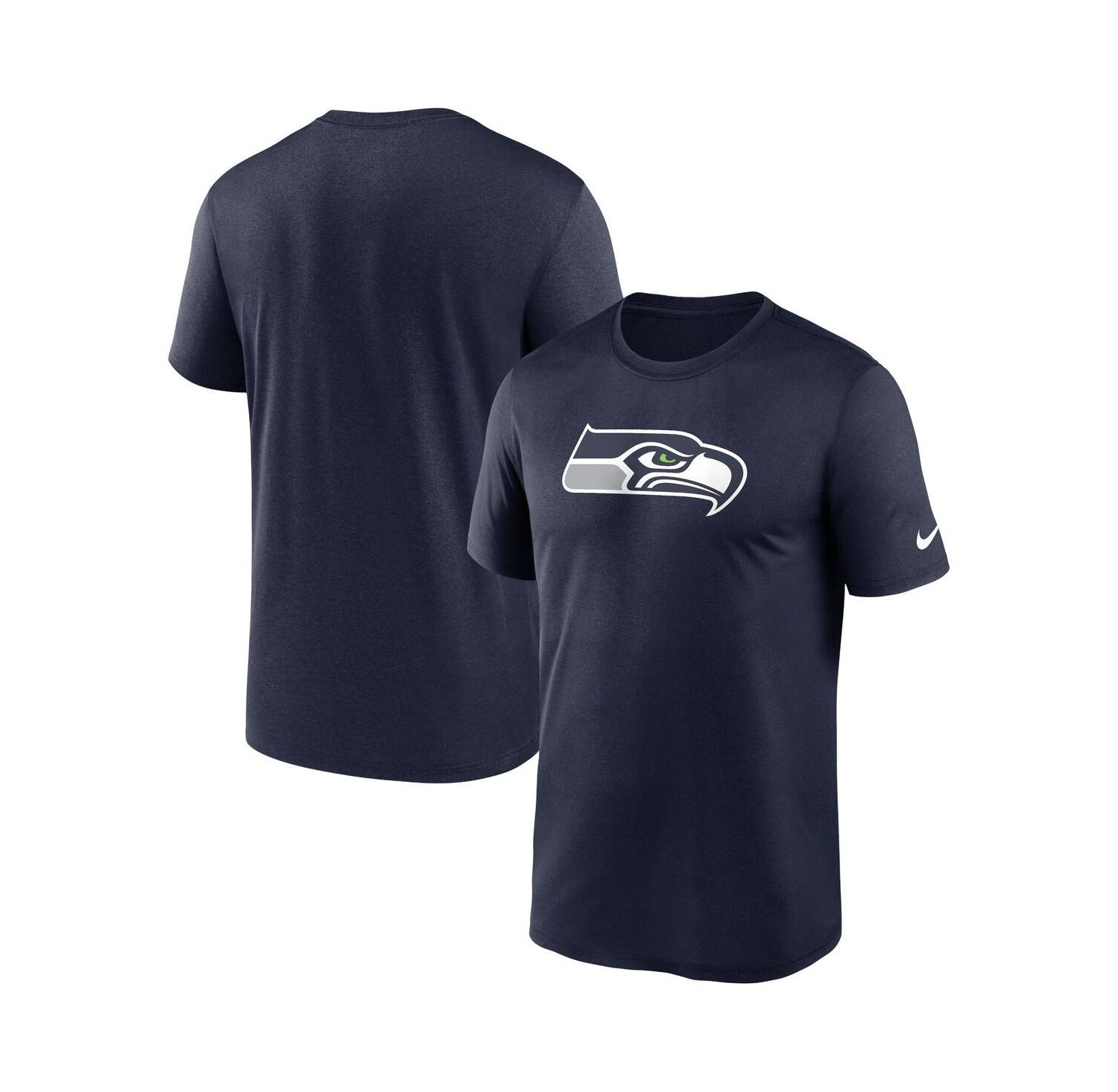 Men's College Navy Seattle Seahawks Legend Logo Performance T-shirt