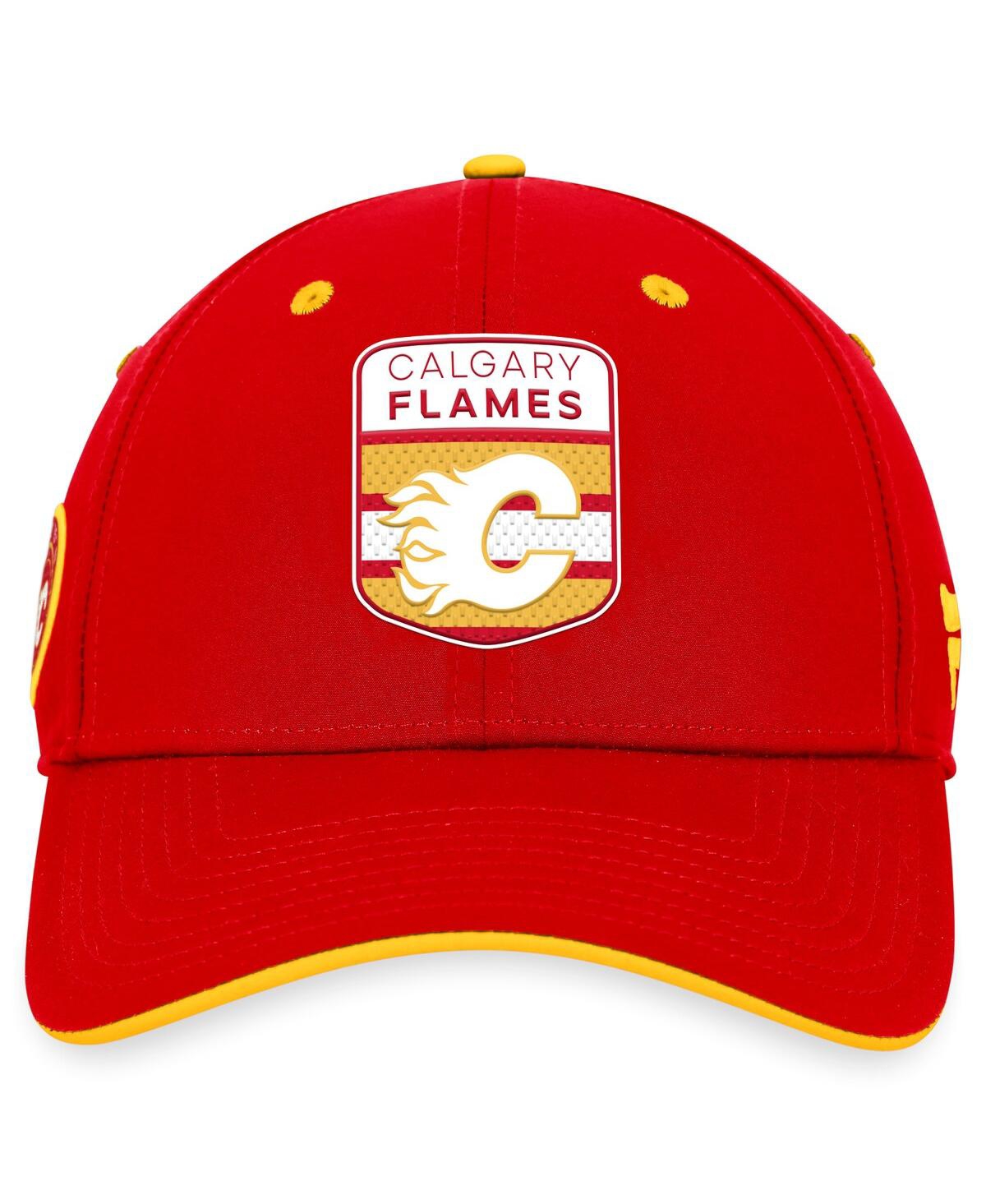 Shop Fanatics Men's  Red Calgary Flames 2023 Nhl Draft Flex Hat
