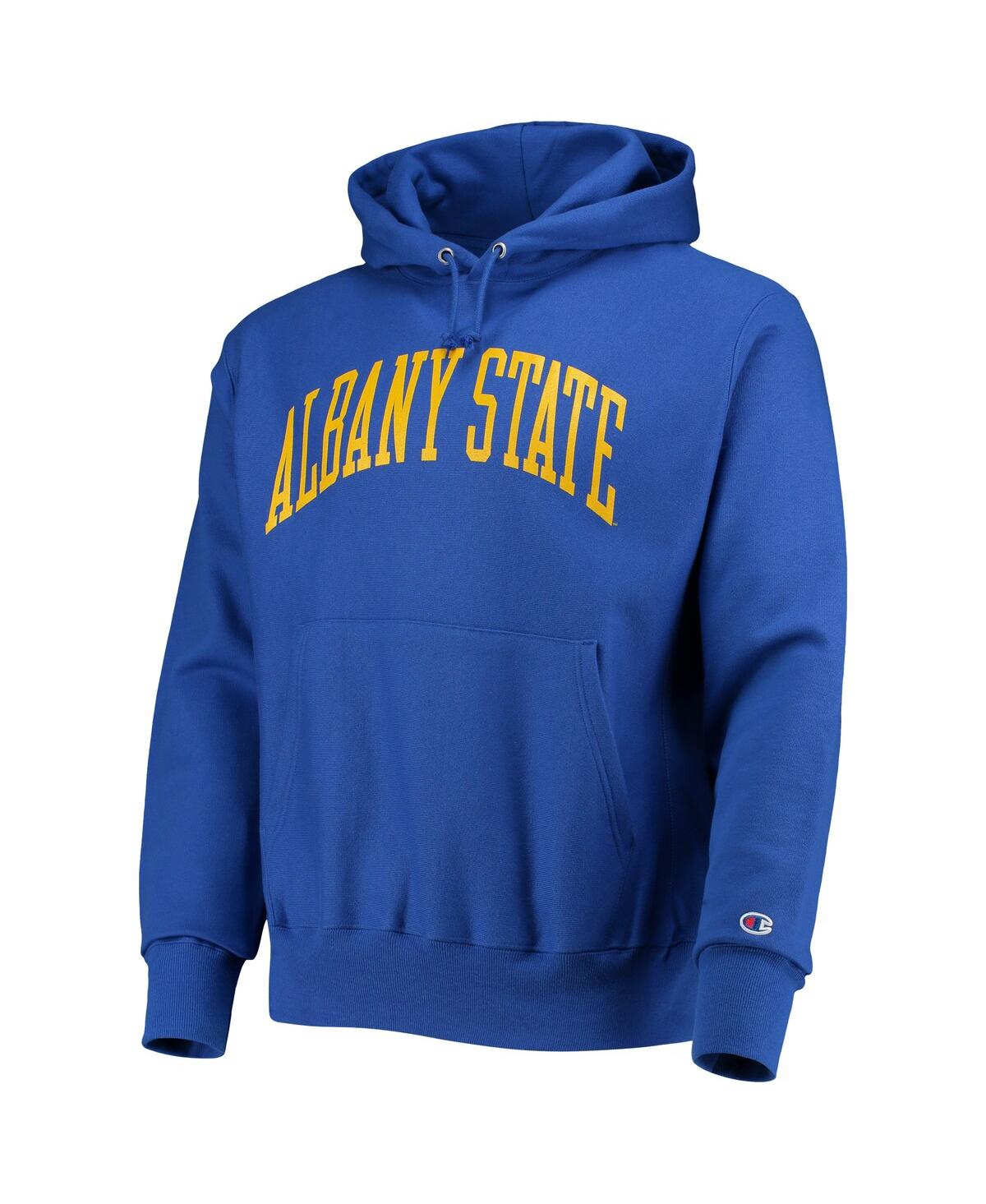 Champion Royal Albany State Golden Rams Tall Arch Pullover Hoodie In Royal