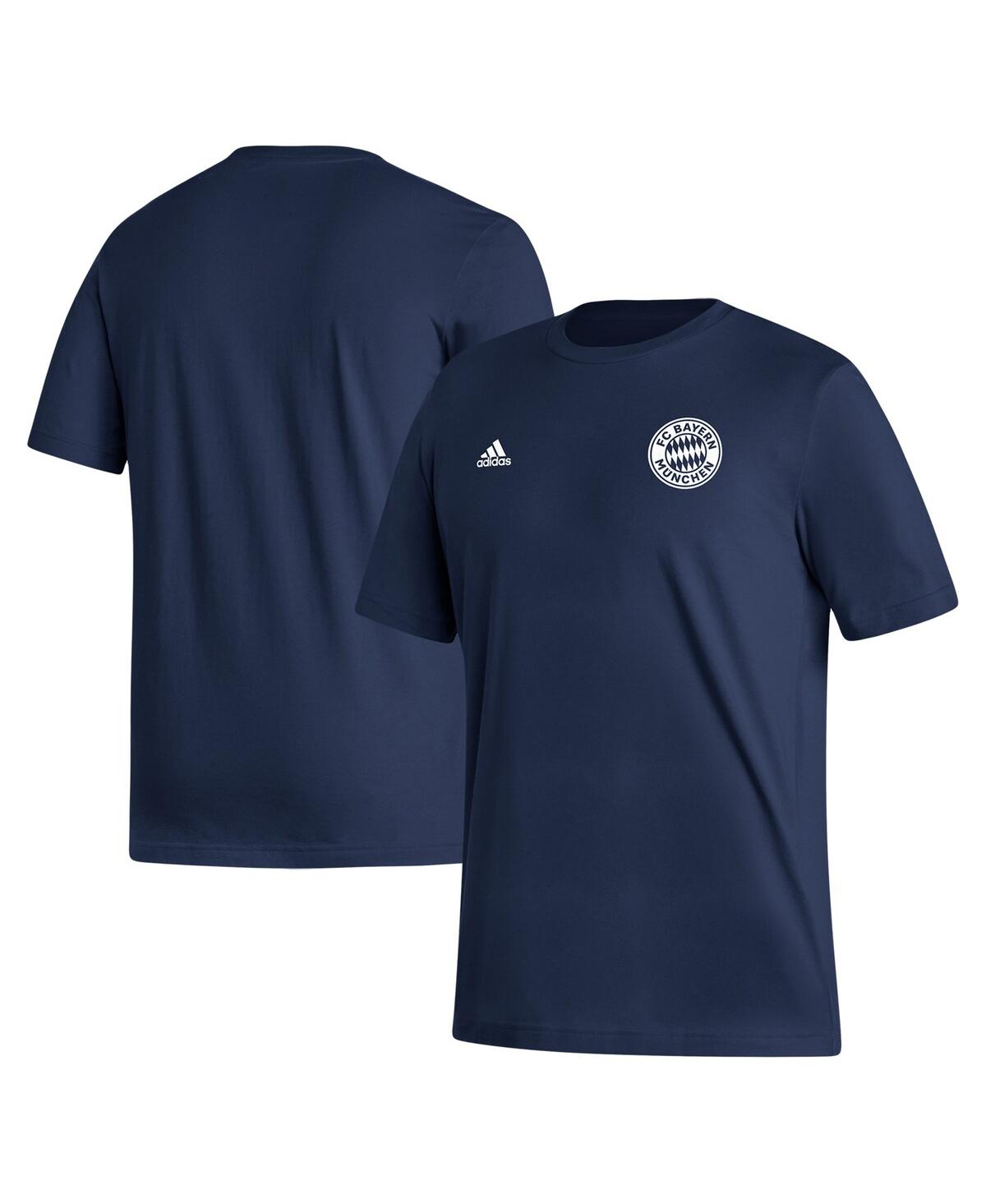 Shop Adidas Originals Men's Adidas Navy Bayern Munich Crest T-shirt