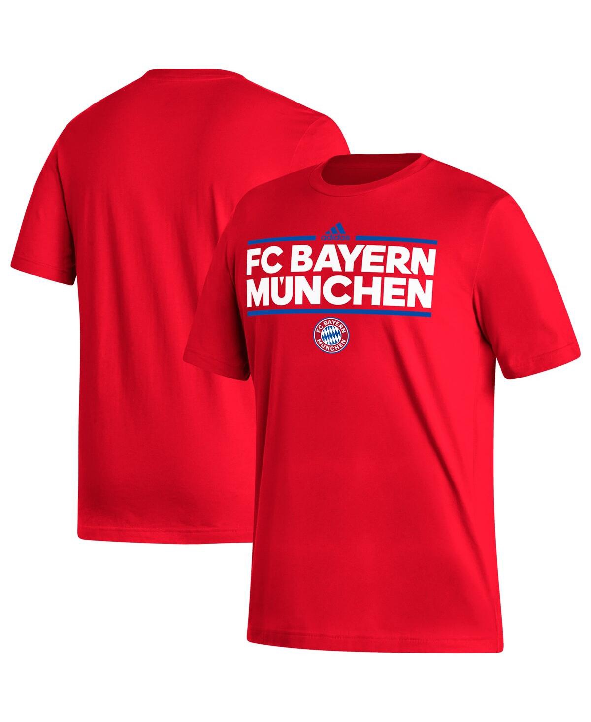 Shop Adidas Originals Men's Adidas Red Bayern Munich Dassler T-shirt