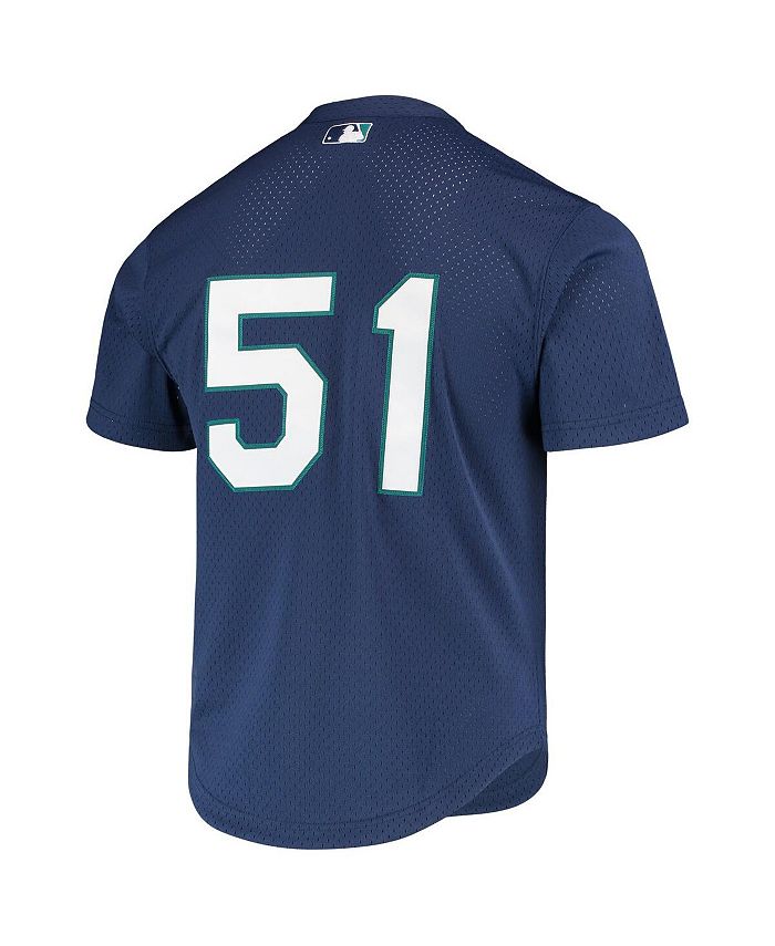 Maillot d'entraînement au bâton authentique de la collection Cooperstown des Mariners de Seattle Ichiro Suzuki