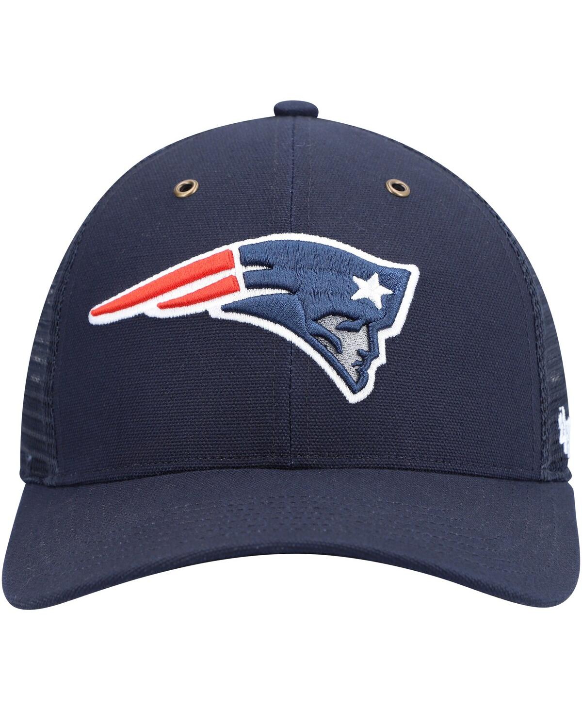 Men's Carhartt x '47 BrandNew England Patriots Mvp Trucker Snapback Hat - Navy