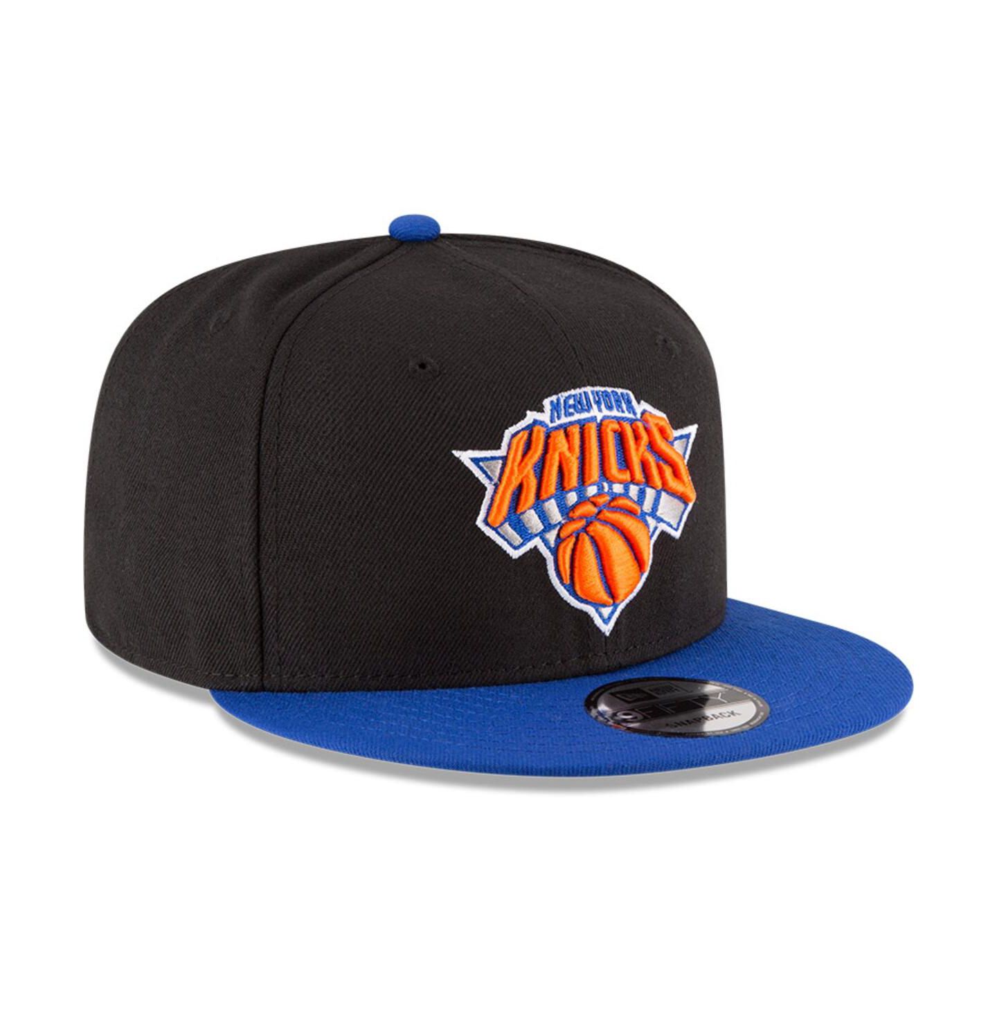Мужская кепка New Era Black, Blue New York Knicks 2-Tone 9FIFTY Adjustable Snapback Hat — фото 3