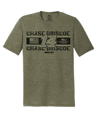 Men's Green Chase Briscoe Flag Tri-Blend T-shirt