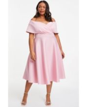 Whlbf Hot Pink Dress for Women Plus Size,Summer Dresses Discounts