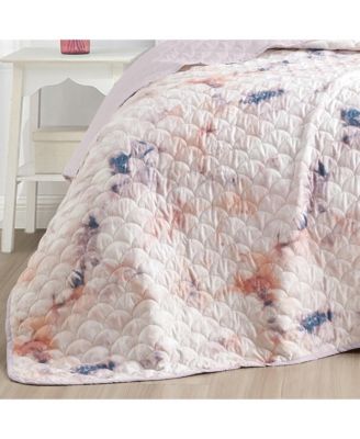 3 Piece Printed Quilt Set Lightweight Bedspread Set Darmon - Queen