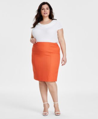 Kasper - Plus Size Lafayette Pencil Skirt