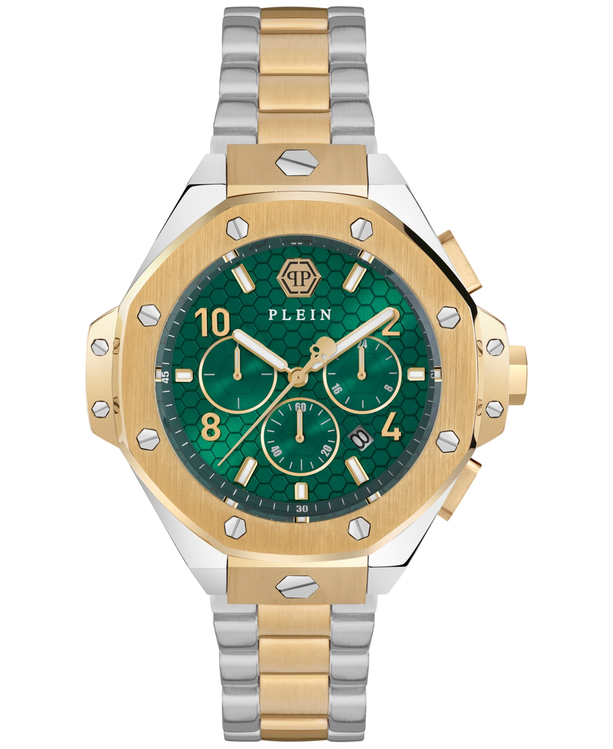 Philipp Plein Plein Chrono Royal Bracelet Watch In Two Tone