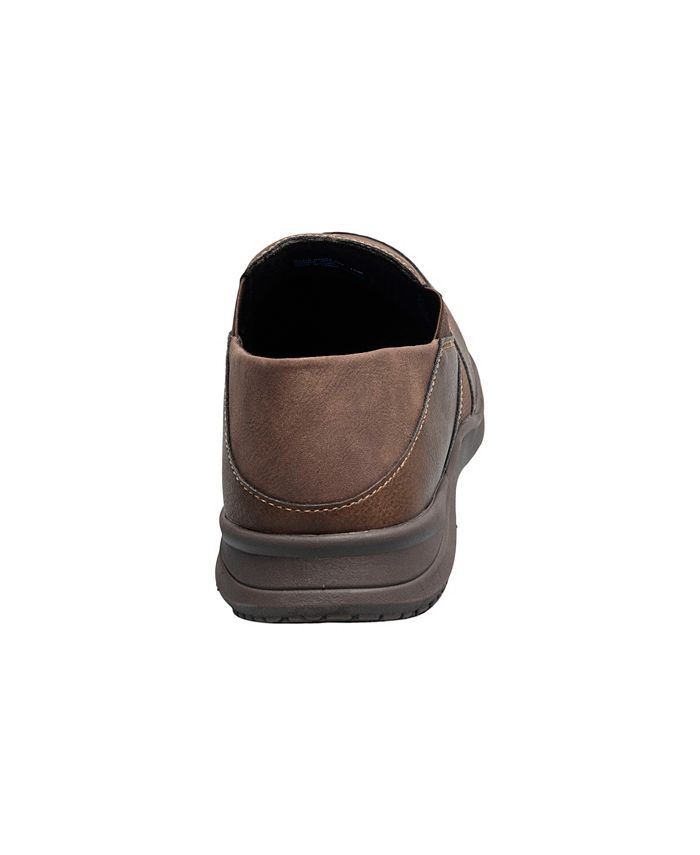 Nunn Bush Conway Mocassini Uomo – Pelle Scamosciata Chiara, Suola Con Gel E Memory Foam, Taglia 41