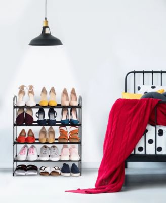 4-Tier Expandable Shoe Rack