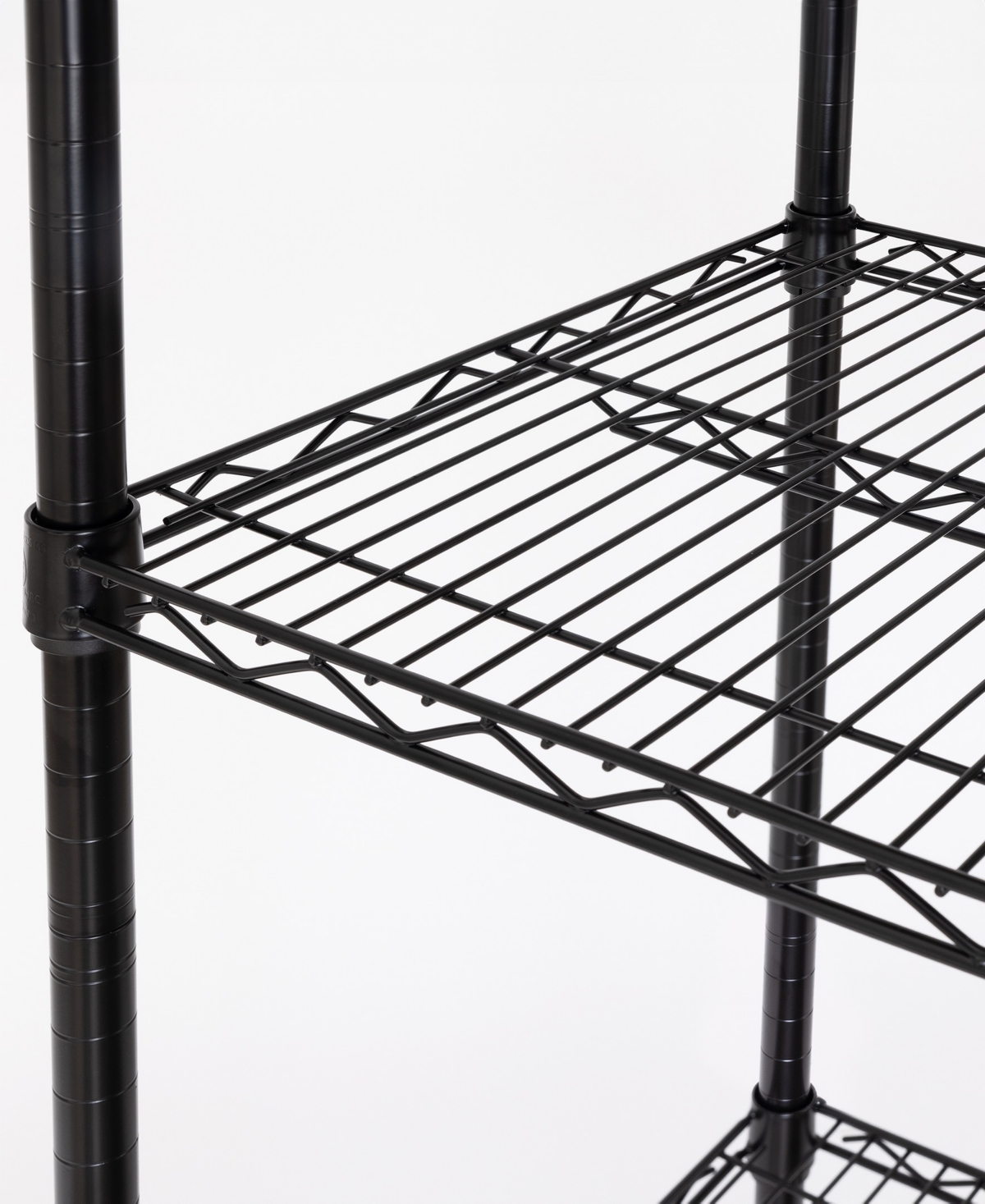 Shop Seville Classics Ultradurable 5-tier Nsf Steel Wire Shelving, 48" W X 18" D X 75" H In Black