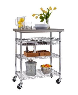 Stainless Steel Worktable Cart