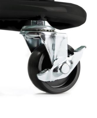 3-Tier Steel Cart with Handle