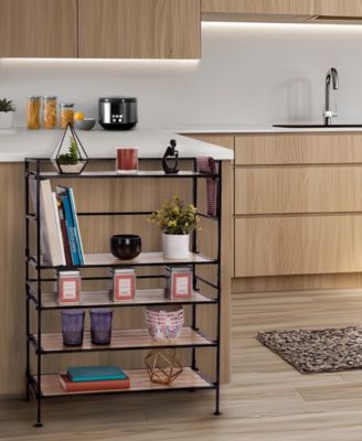 HOME 3-Tier Resin Slatted Shoe Rack