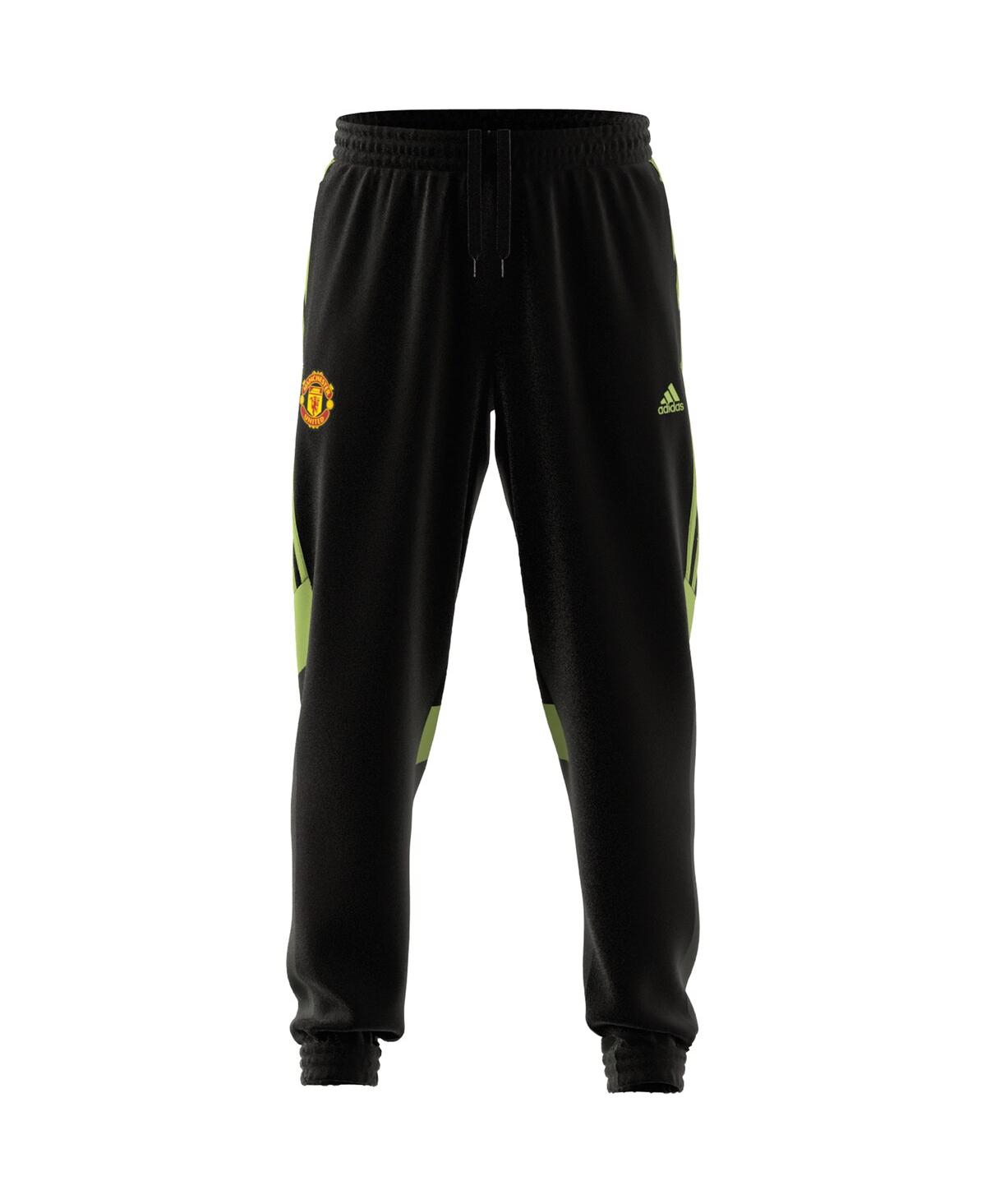 Shop Adidas Originals Men's Adidas Black Manchester United X Stone Roses 2023/24 Urban Purist Woven Track Pants