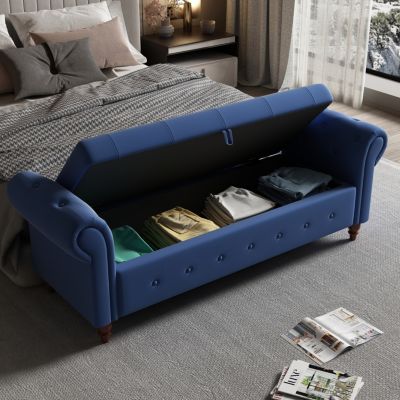 1 Pc. Fabric Bed Bench