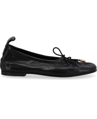 S100303-02 Rosalind Brown Leather Ballet Flats
