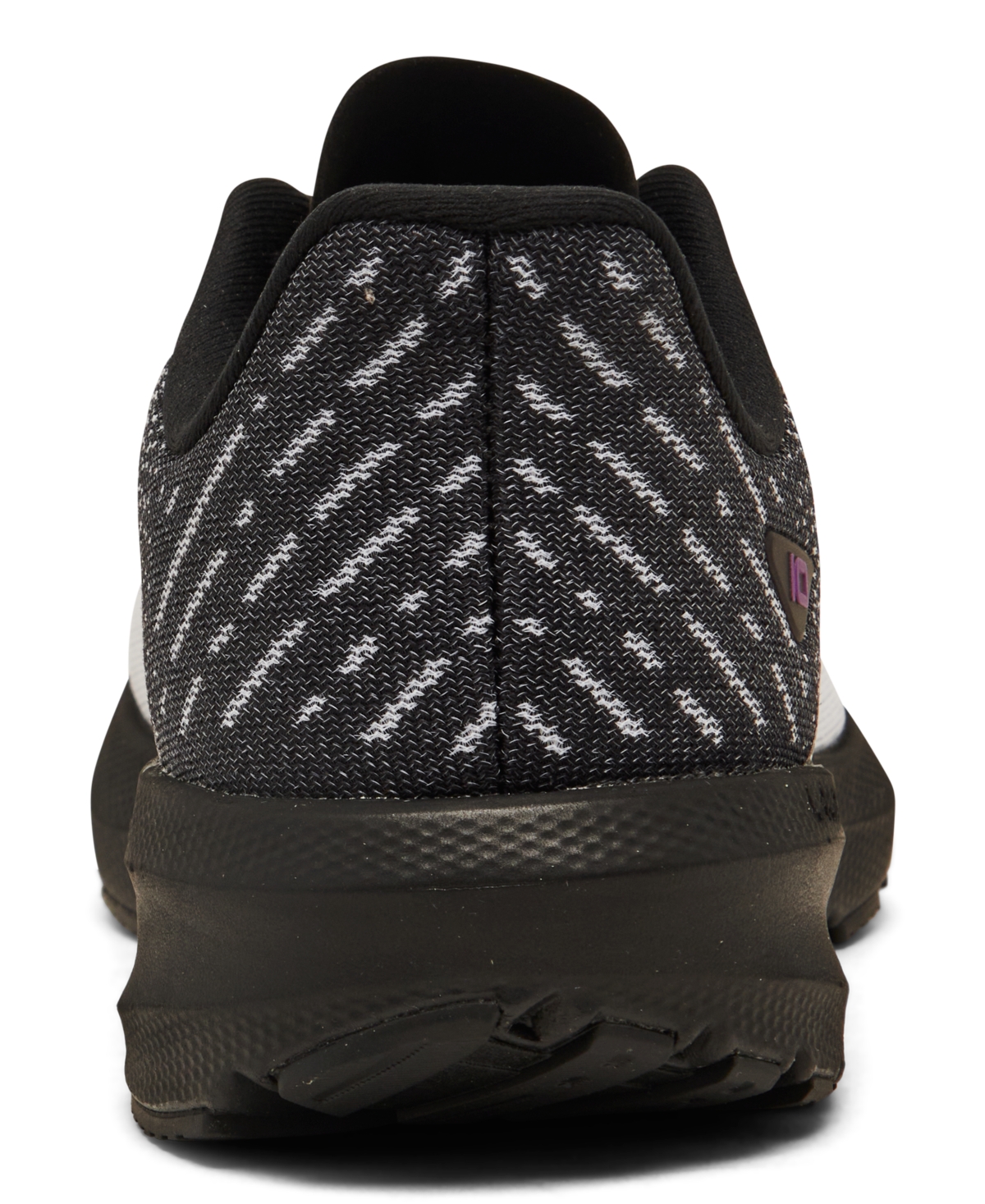 Shop Brooks Women's Launch 10 Running Sneakers From Finish Line In Black,white,violet
