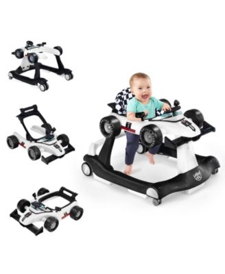 Kids 4-in-1 Foldable Activity Push Walker with Adjustable Height