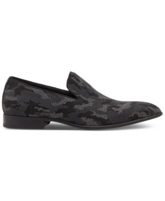 Men's June Camo-Print Smoking Slippers