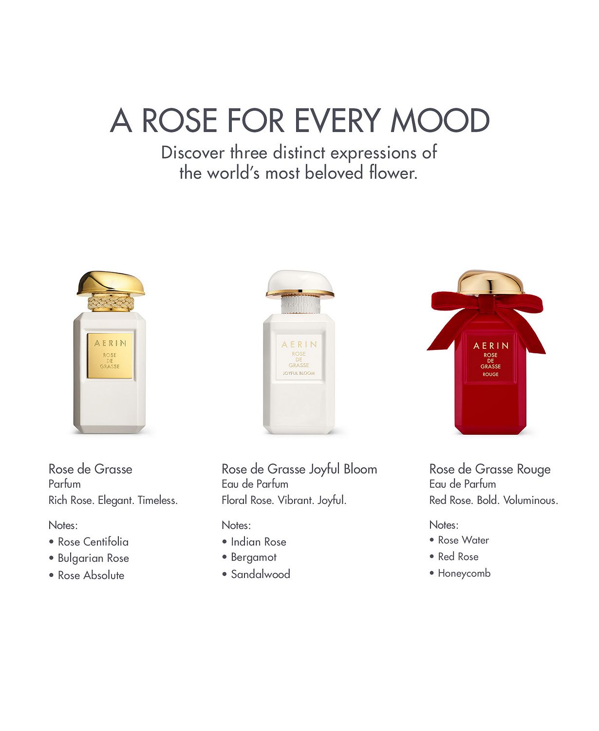 Rose de Grasse Parfum Spray, 3.4 oz.