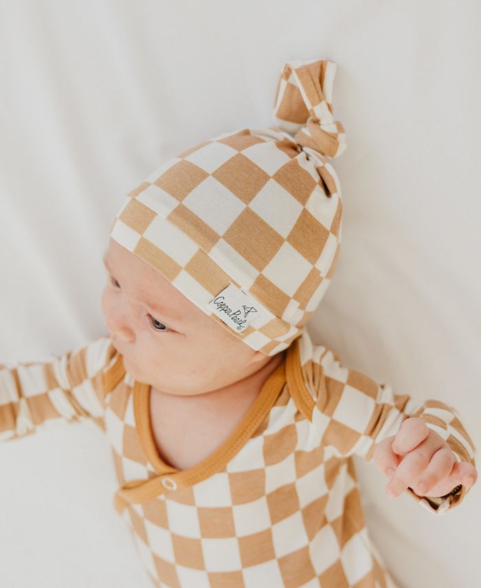 Copper Pearl Baby Top Knot Hat Macy's