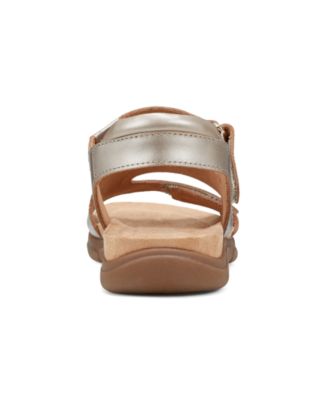 Mavey Strappy Leather Open Toe Flat Sandals