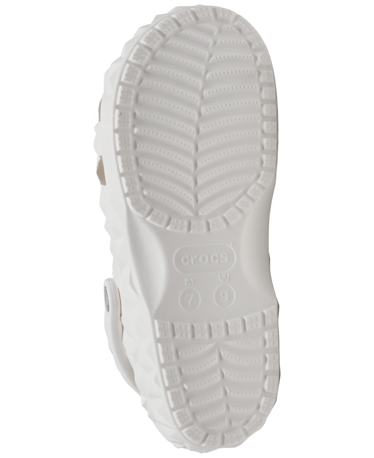 Shop Crocs Men's And Women's Classic Geometric Clogs From Finish Line In White