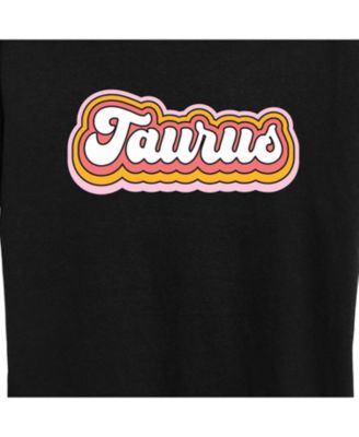 Trendy Plus Size Astrology Taurus Graphic T-shirt