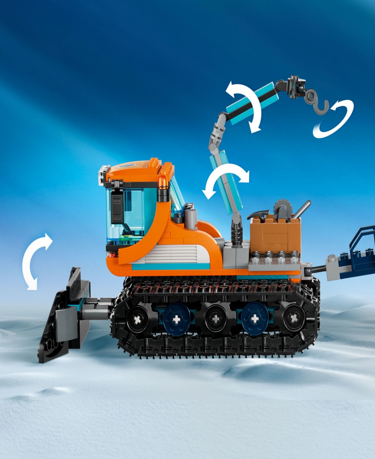Lego City 60378 Exploration Arctic Explorer Truck & Mobile Lab Toy Vehicle Building Set