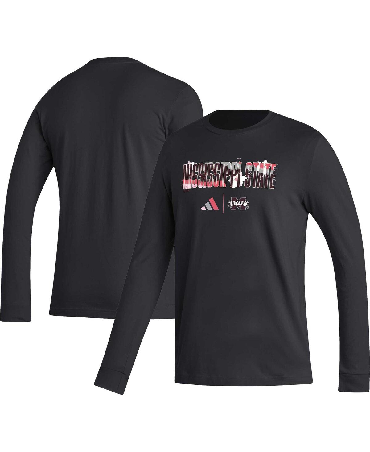 Shop Adidas Originals Men's Adidas Black Mississippi State Bulldogs Honoring Black Excellence Long Sleeve T-shirt