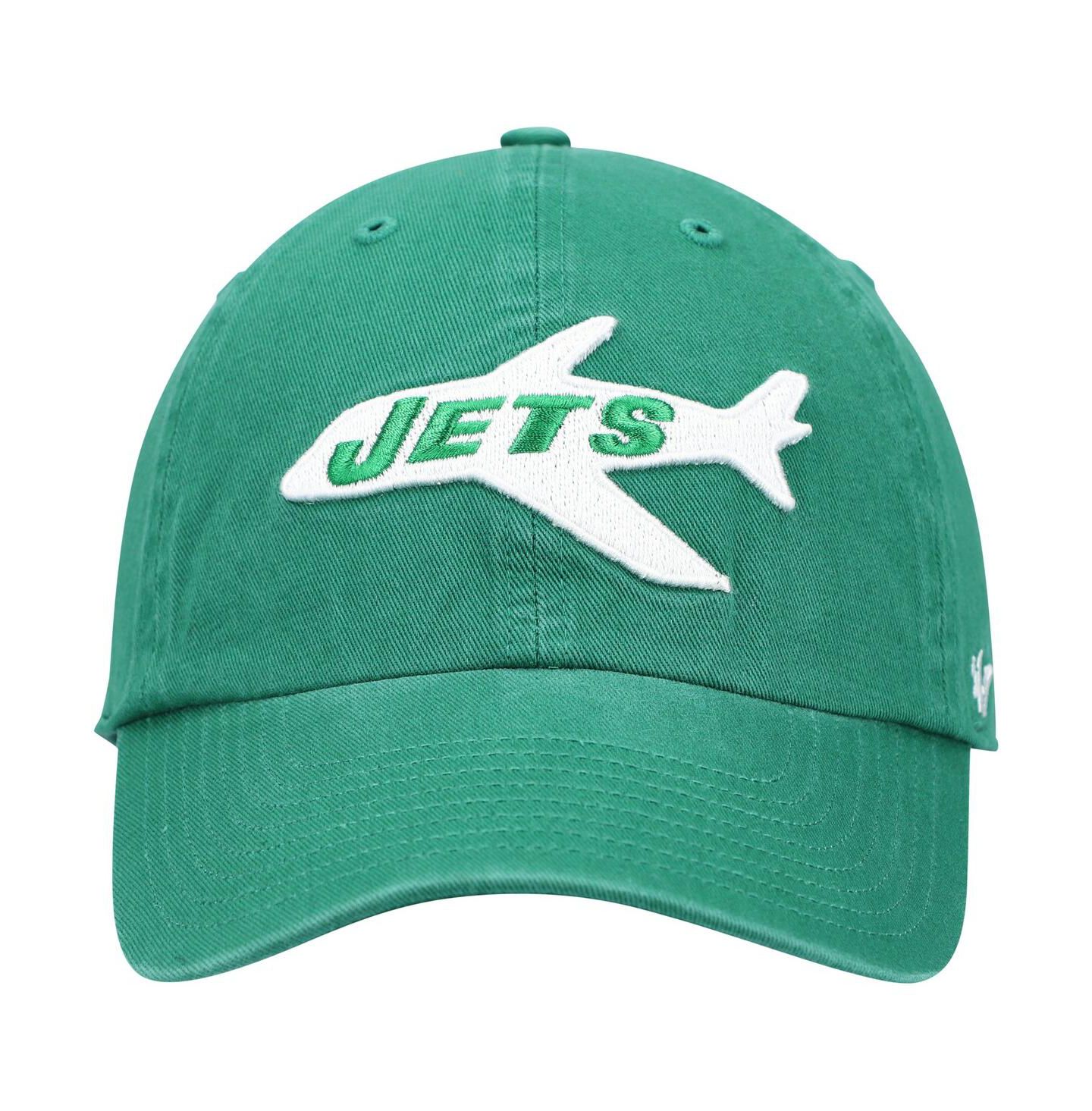 Мужская кепка '47 Brand Green New York Jets Clean Up Legacy Adjustable Hat — фото 2
