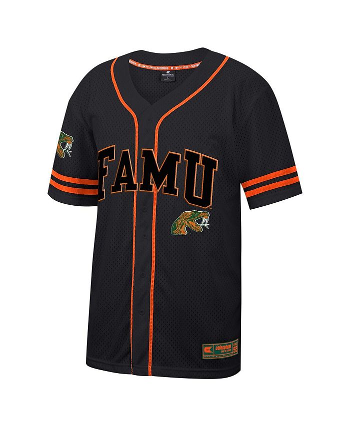 Colosseum Men's Black Florida A&M Rattlers Free Spirited Mesh Button-Up ...