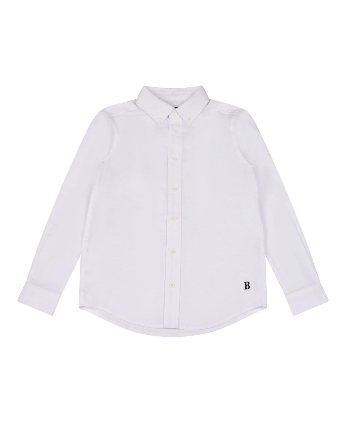 Brooks Brothers Kids' Big Boys Woven Long Sleeve Oxford Shirt In White