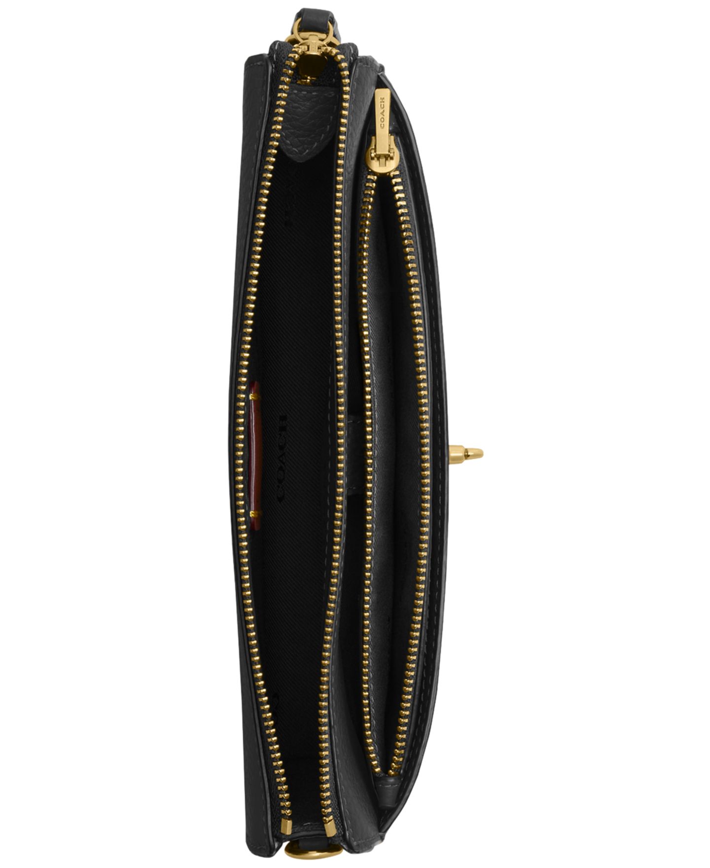 Женская сумка Coach Bella Small Leather Crossbody, цвет: Чёрный — фото 4