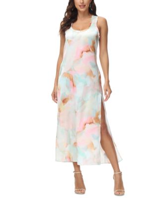 Macy's tie dye maxi dress best sale